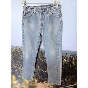 1995 Levi's 505 Straight Leg Blue Denim Jeans Size 34x33 (tag 36/34)